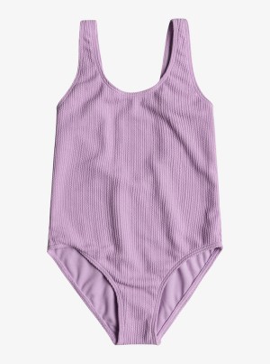 Girls' Roxy Aruba One-Piece Swimwear | 94703-IKDC