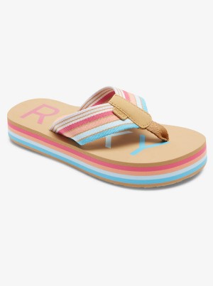 Girls' Roxy Chika Hi Sandals | 71382-EHTS