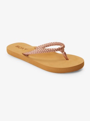 Girls' Roxy Costas Flip Flops | 98743-BXMW