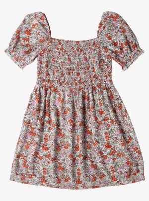 Girls' Roxy Free The Animal Short Sleeve Dress | 82679-BVKQ