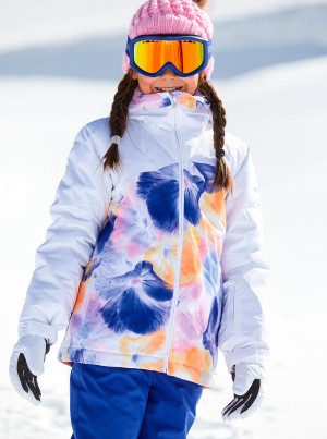 Girls' Roxy Greywood Technical Snowboard Jackets | 84372-KHBI