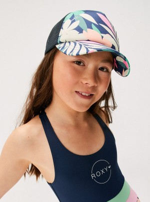 Girls' Roxy Honey Coconut Trucker Hats | 98241-KPFC