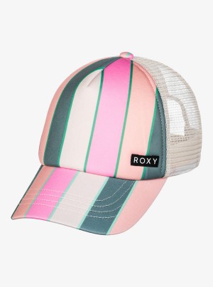 Girls' Roxy Honey Coconut Trucker Hats | 98051-CURG