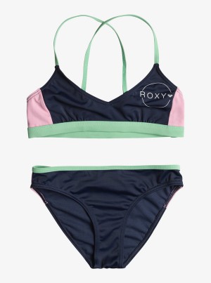 Girls' Roxy Ilacabo Active Athletic Set Swimwear | 61924-PBWG