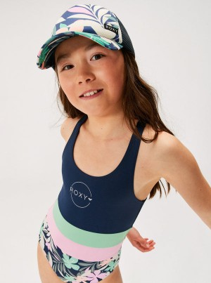 Girls' Roxy Ilacabo Active One-Piece Swimwear | 84635-SKFO