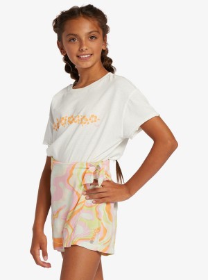 Girls' Roxy Into The Unknown Wrap Skort Shorts | 28917-GYXH