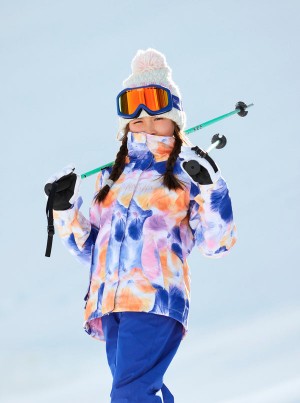 Girls' Roxy Jetty Technical Snowboard Jackets | 25617-OWFB