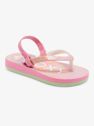 Girls' Roxy Pebbles Sandals | 32489-IKQG