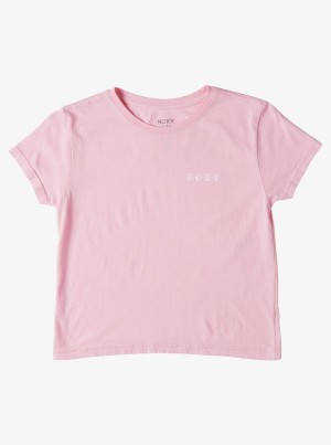 Girls' Roxy Sunny Days Boyfriend T-shirts | 38027-TCON