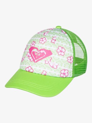 Girls' Roxy Sweet Emotions Trucker Hats | 71089-AUKF