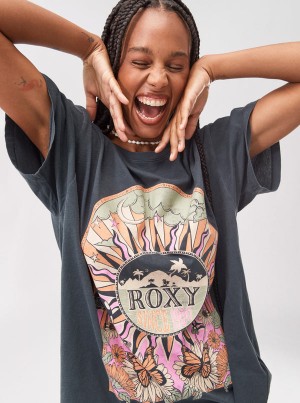 Roxy Cosmic Window T-shirts | 37145-CNVZ