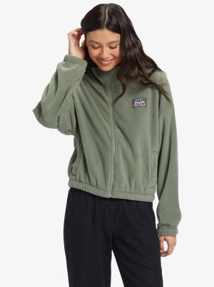 Roxy Dawn To Dusk Half-Zip Fleece Loungewear | 98746-UDGZ