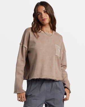 Roxy Doheny Crew Neck Loungewear | 81945-OBWN