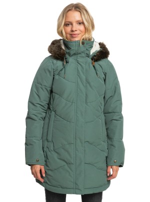 Roxy Ellie Longline Winter Jackets | 95384-LFHA