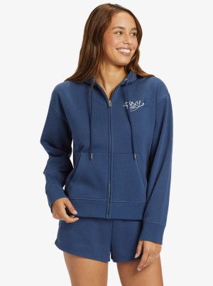 Roxy Evening Hike Zip-Up Hoodie | 59873-KRNH