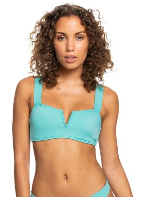 Roxy Love The Coco V Bralette Bikini Tops | 23985-DZLG