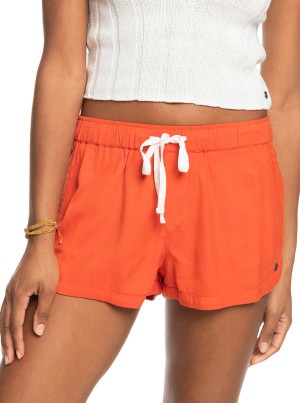 Roxy New Impossible Love Elastic Waist Shorts | 52893-AYET