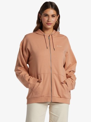 Roxy Oversized Evening Hike Hoodie | 97084-DFMT