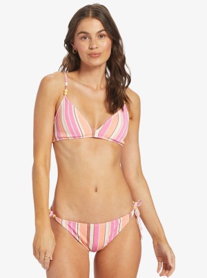 Roxy Palm Tree Dreams Triangle Bikini Tops | 70956-PYIO