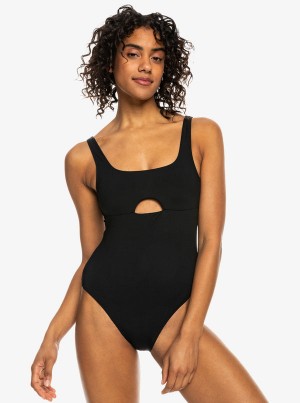 Roxy Pro The Double Line One-Piece Swimsuits | 81023-HJLB