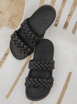 Roxy Slippy Braided Water-Friendly Sandals | 64103-YRSU