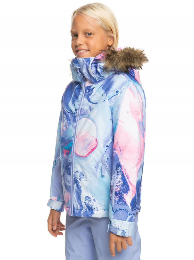 Girls' Roxy American Pie Technical Snowboard Jackets | 98271-MSDL