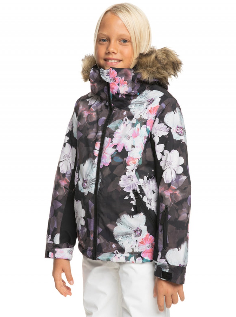 Girls' Roxy American Pie Technical Snowboard Jackets | 94031-JSNM