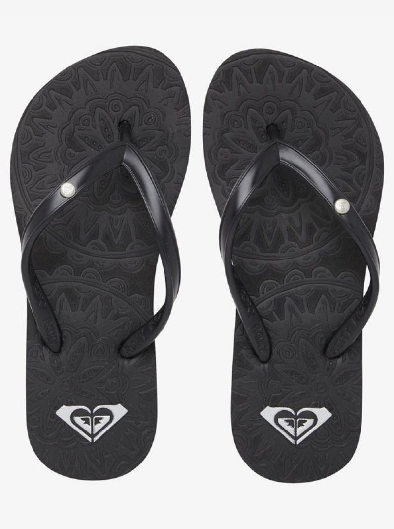 Girls' Roxy Antilles Flip Flops | 91836-NUTR