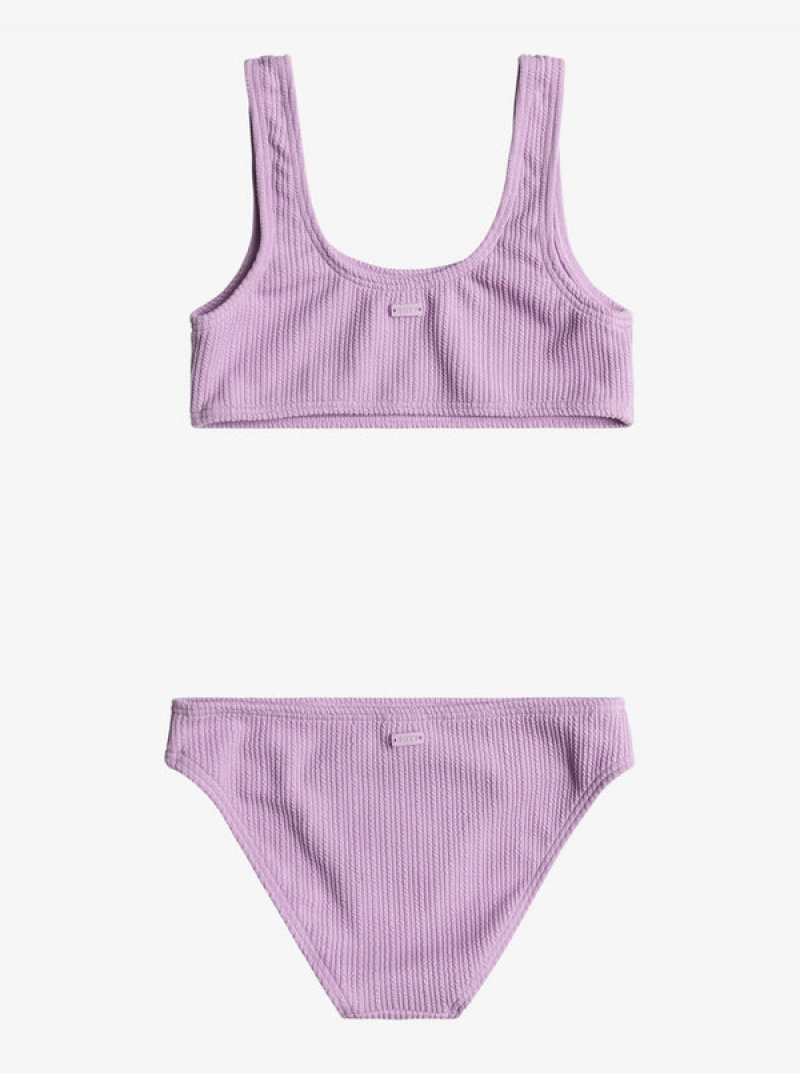 Girls' Roxy Aruba Bralette Set Swimwear | 18705-QAJM