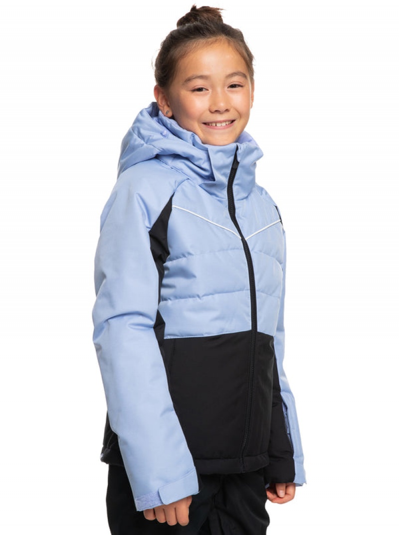 Girls' Roxy Bamba Technical Snowboard Jackets | 85423-OZEY