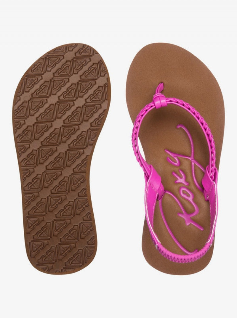 Girls' Roxy Cabo Sandals | 80624-EAXL