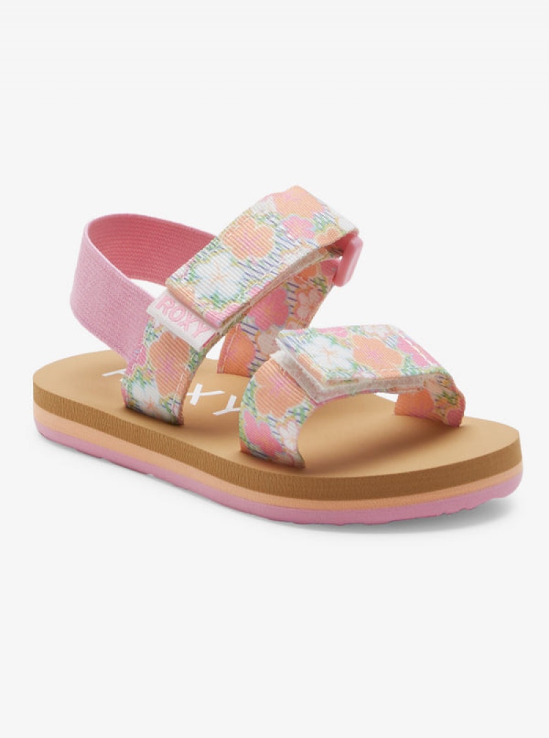 Girls' Roxy Cage Sandals | 46238-VFMT