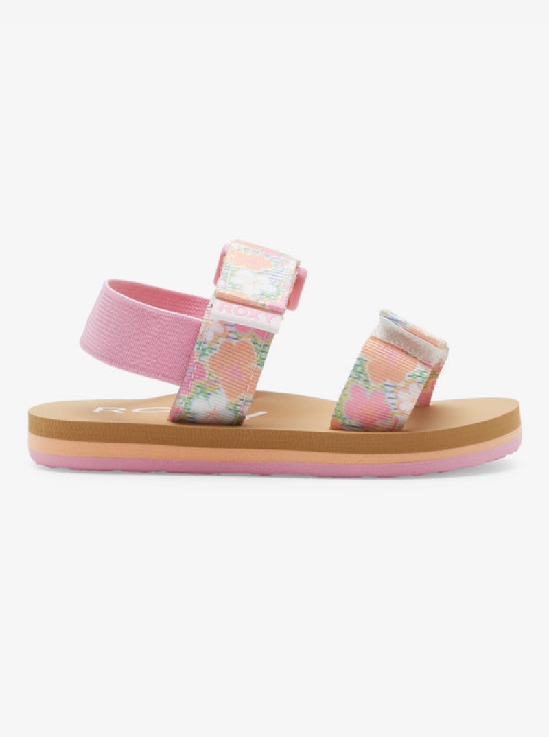 Girls' Roxy Cage Sandals | 46238-VFMT