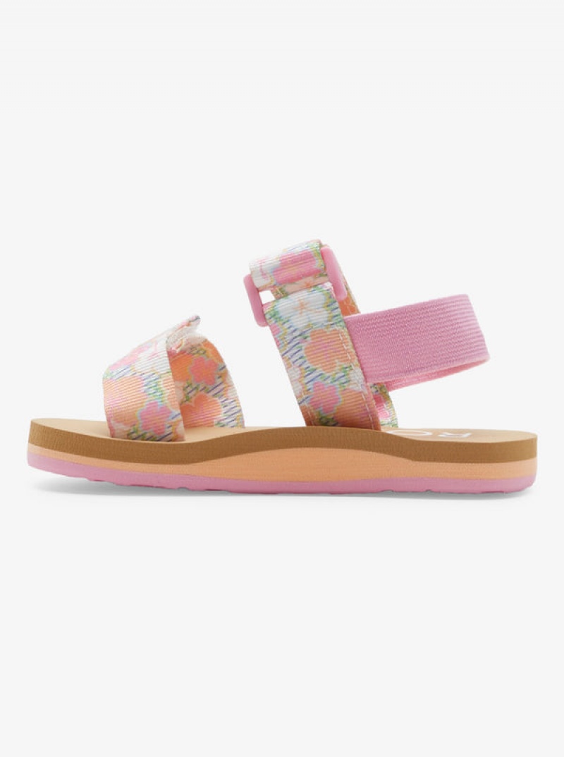 Girls' Roxy Cage Sandals | 46238-VFMT