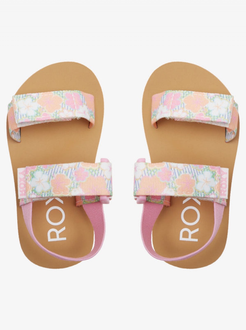 Girls' Roxy Cage Sandals | 46238-VFMT