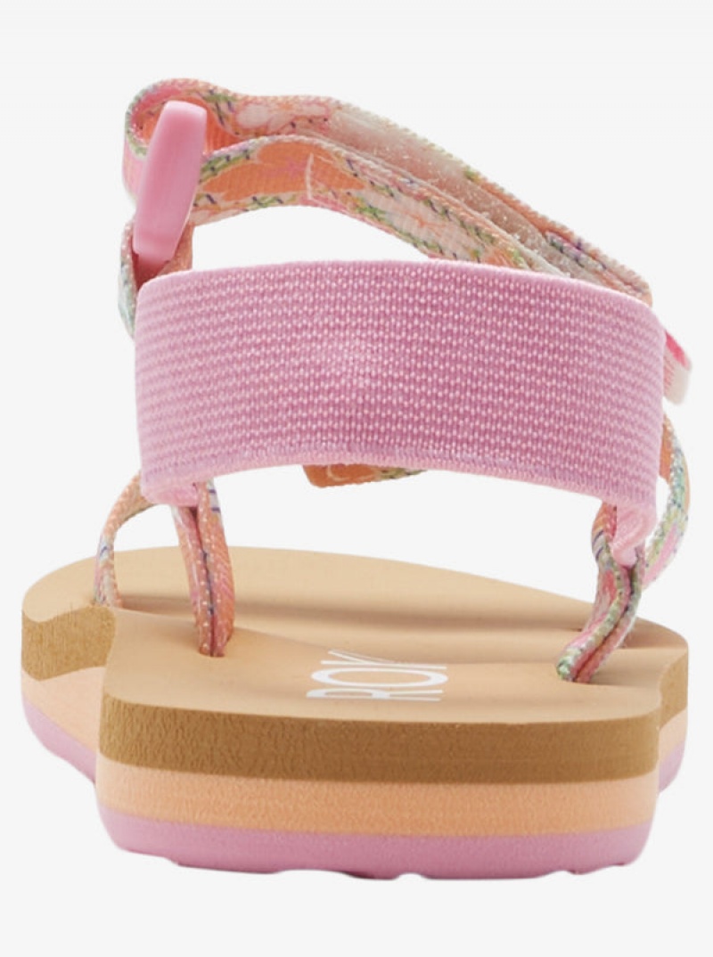 Girls' Roxy Cage Sandals | 46238-VFMT