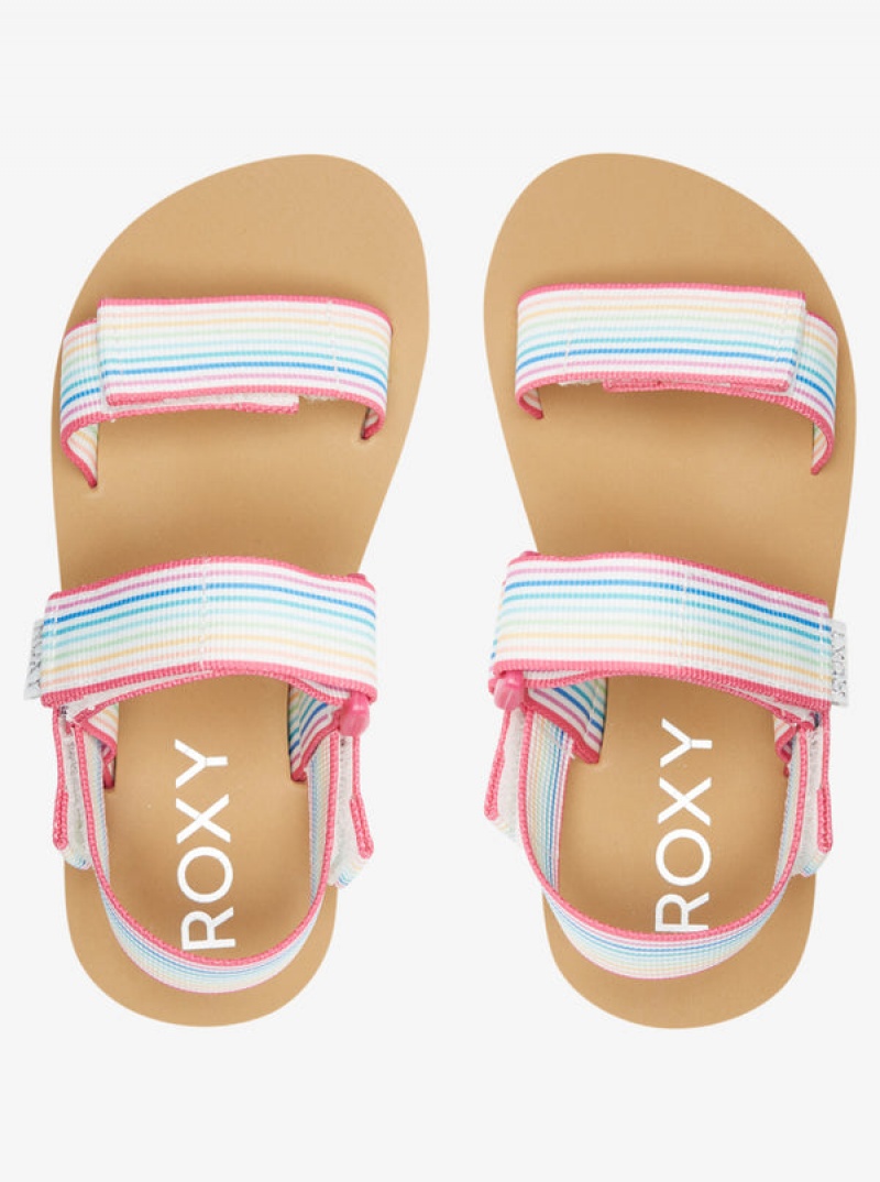 Girls' Roxy Cage Sandals | 51643-PBMQ