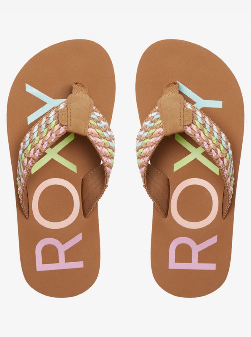 Girls' Roxy Chika Hi Sandals | 75684-ELKN