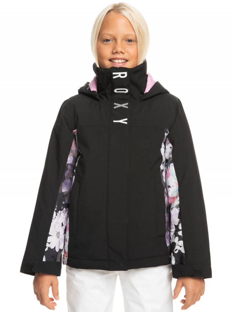 Girls\' Roxy Galaxy Technical Snowboard Jackets | 57608-KHCO