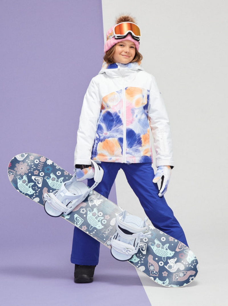 Girls' Roxy Greywood Technical Snowboard Jackets | 84372-KHBI