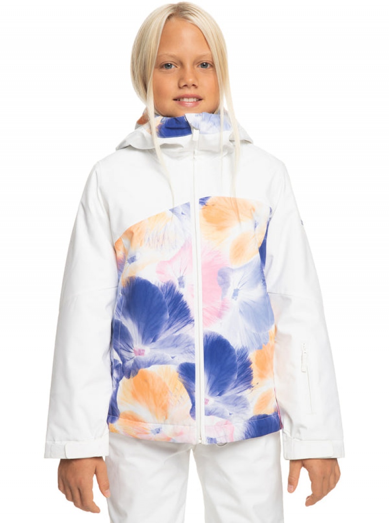 Girls' Roxy Greywood Technical Snowboard Jackets | 84372-KHBI