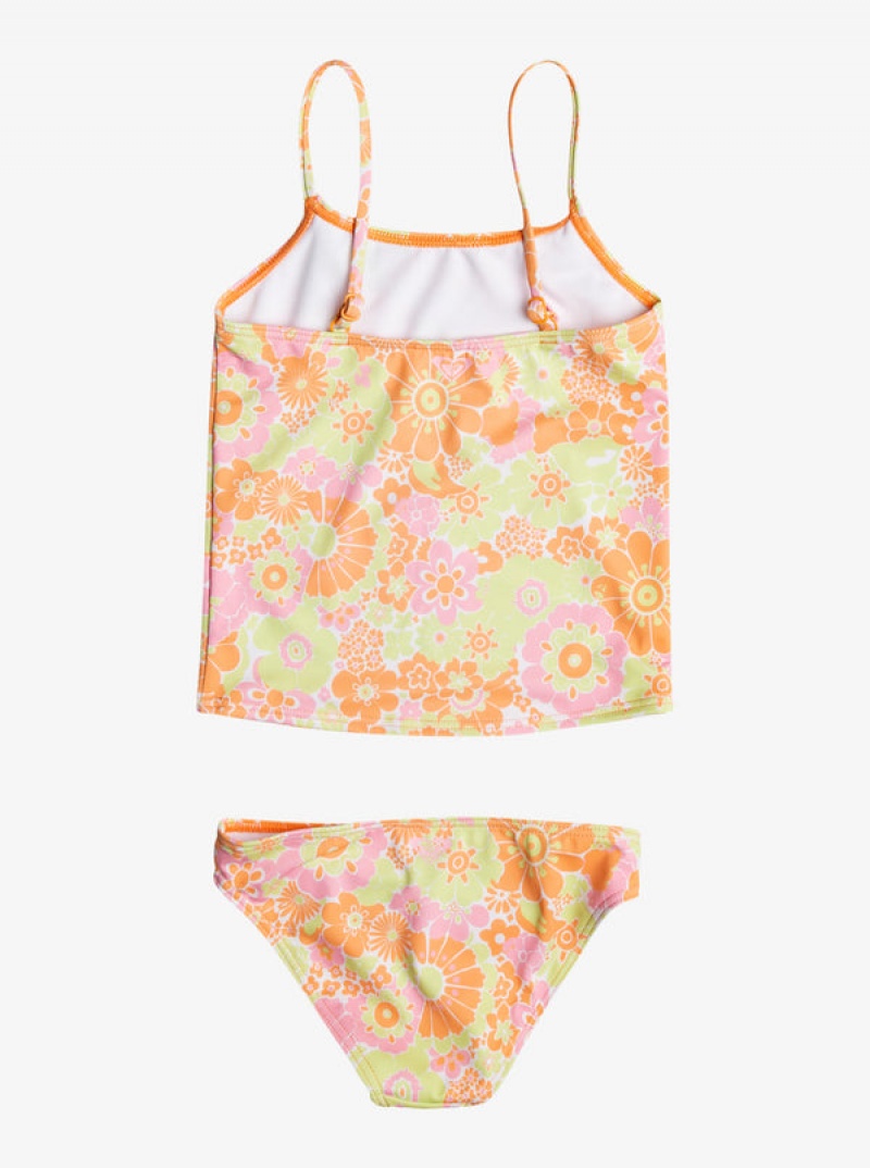 Girls' Roxy Happiness Feeling Two Pieceini Set Swimwear | 69853-WAXU