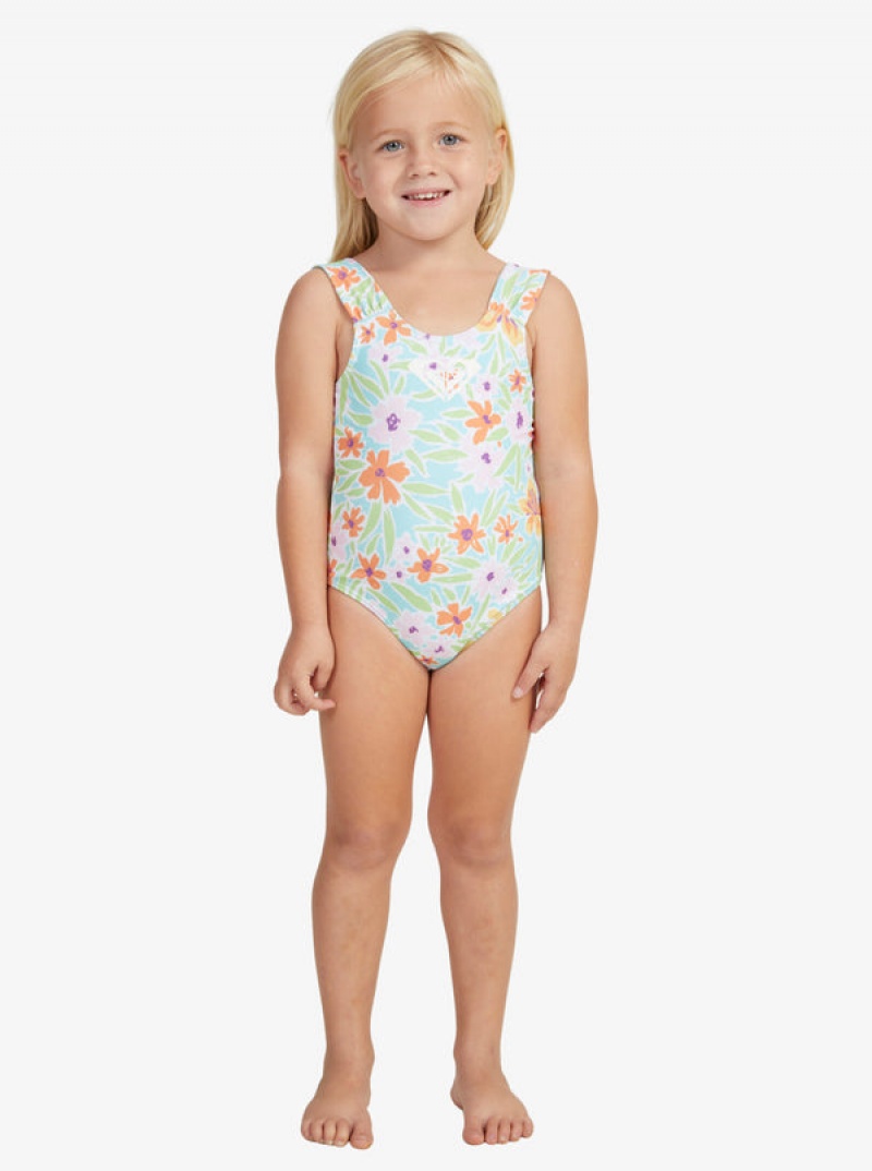 Girls' Roxy Hawaiian Spirit One-Piece Swimwear | 20531-DWMC