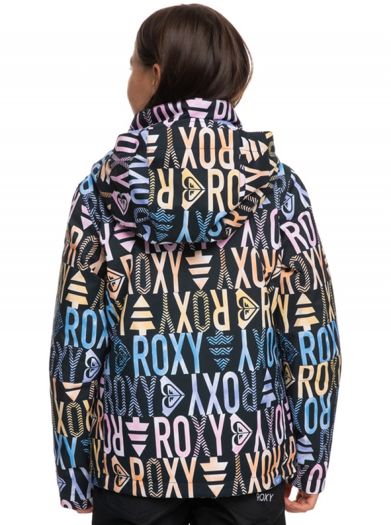 Girls' Roxy Jetty Technical Snowboard Jackets | 21945-FOUQ