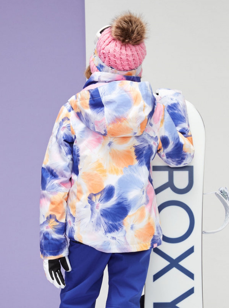 Girls' Roxy Jetty Technical Snowboard Jackets | 25617-OWFB