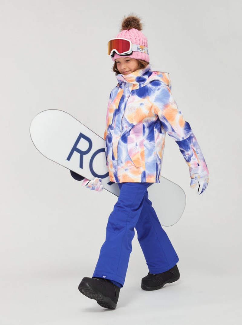 Girls' Roxy Jetty Technical Snowboard Jackets | 25617-OWFB