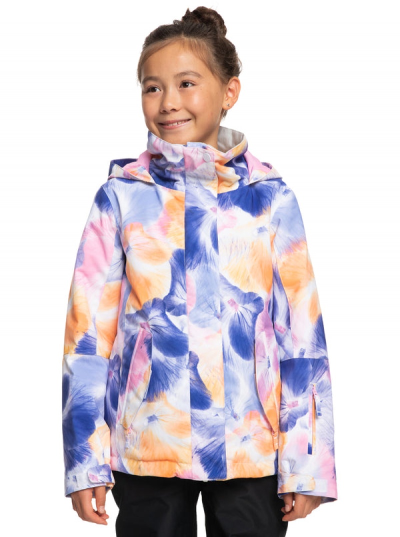 Girls' Roxy Jetty Technical Snowboard Jackets | 25617-OWFB