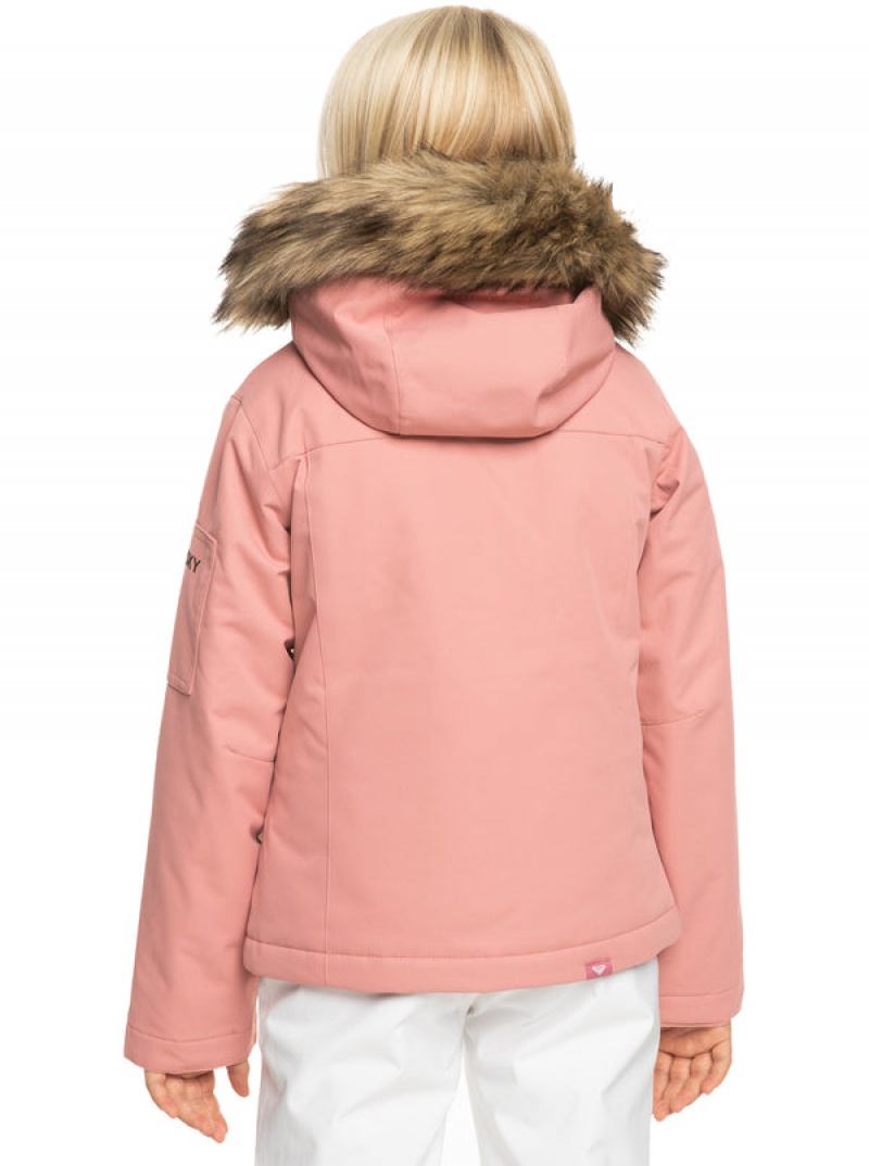 Girls' Roxy Meade Technical Snowboard Jackets | 85274-TBCH