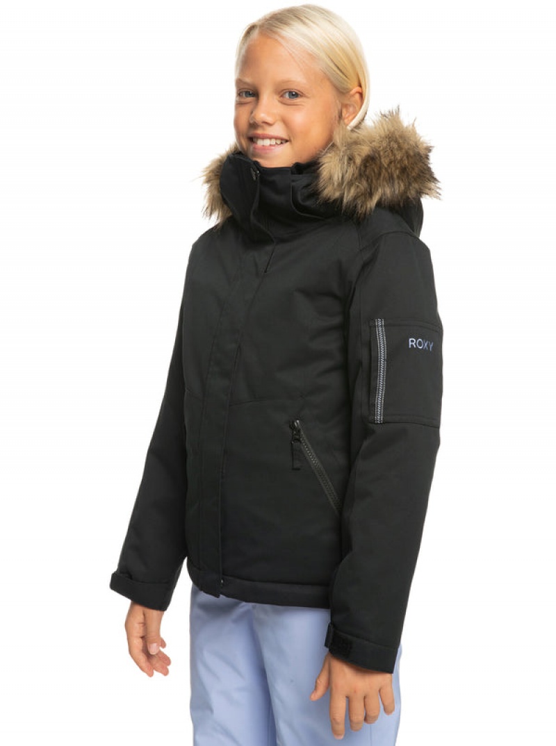 Girls' Roxy Meade Technical Snowboard Jackets | 35846-UTQN