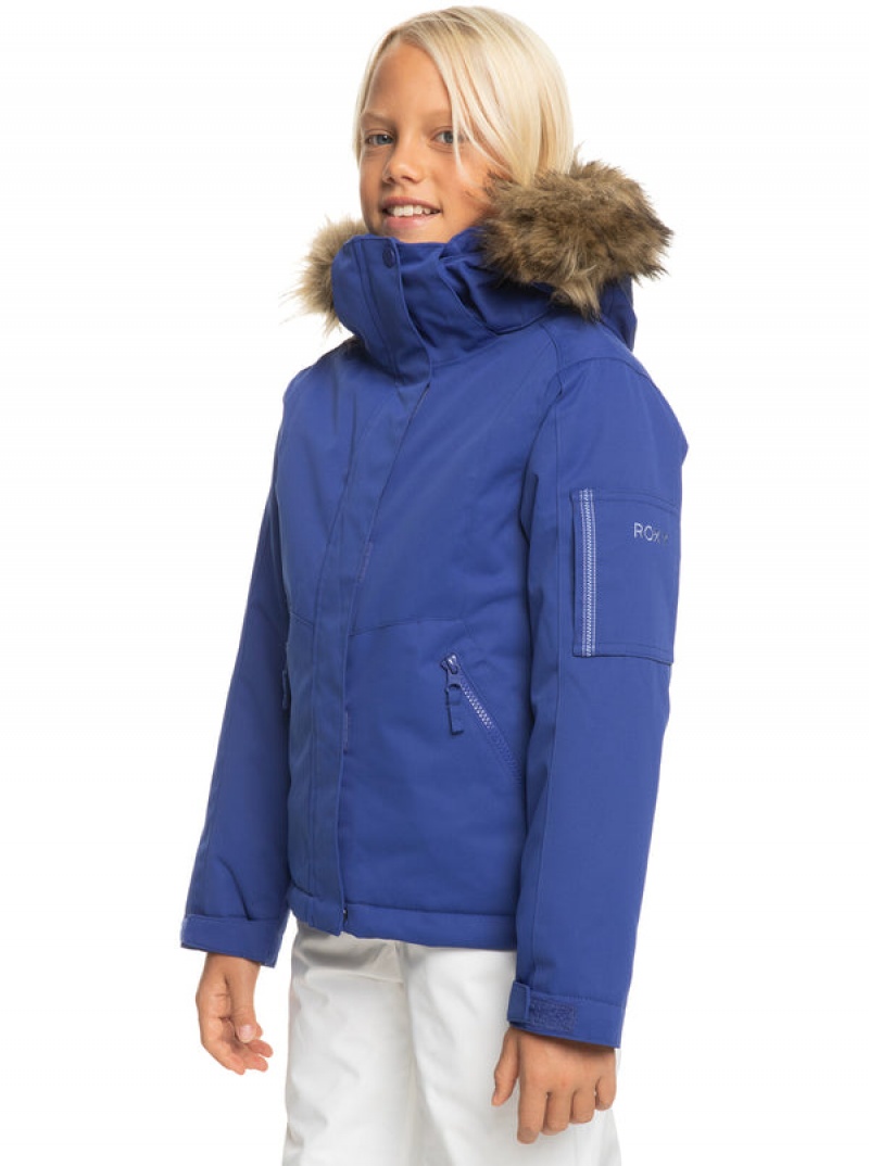 Girls' Roxy Meade Technical Snowboard Jackets | 71296-RGIN